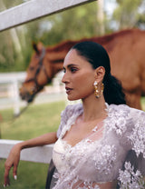 Sphinx Leopard Hoops in Prehnite