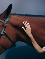 The Wild Empress Ring in Dalmatian Stone