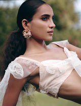 Leopard Triumph Studs in Prehnite