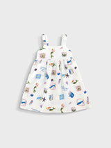 AVA DRESS IN SIRENA PRINT