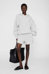 ALEC HOODIE FRAMED MONOGRAM - IVORY AND BLACK