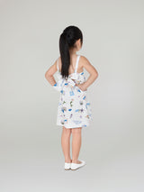 AVA DRESS IN SIRENA PRINT