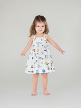 AVA DRESS IN SIRENA PRINT/2yr