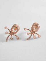 Faena Mini Stud Earrings in Champagne
