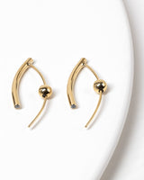 Pia Dot Sapphire Earrings in Silver
