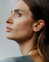 AVA Double Ear Cuff Silver