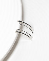 Pia Climbing Earrings Silver