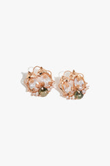 Leopard Triumph Studs in Prehnite