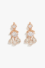 Leapord Crystal Drop Earrings
