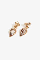 Temptress Leopard Earrings in Wild-horse Jasper