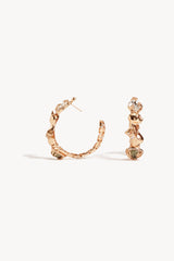 Sphinx Leopard Hoops in Prehnite