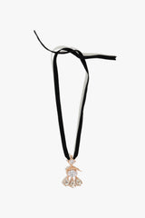 Velvet Lepeord Choker