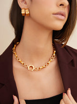 OH Poppi Bolt Mini Hoop Earrings