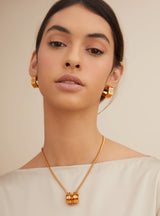 OH Poppi Bolt Mini Hoop Earrings