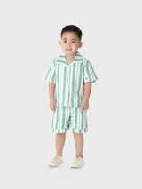 Sky Stripes Shirt & Short Set