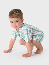 Sky Stripes Shirt & Short Set