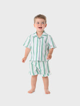 Sky Stripes Shirt & Short Set