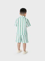 Sky Stripes Shirt & Short Set