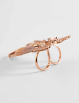 Song of a Leaf Double Ring