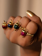 Amphora Ring Dark Blue