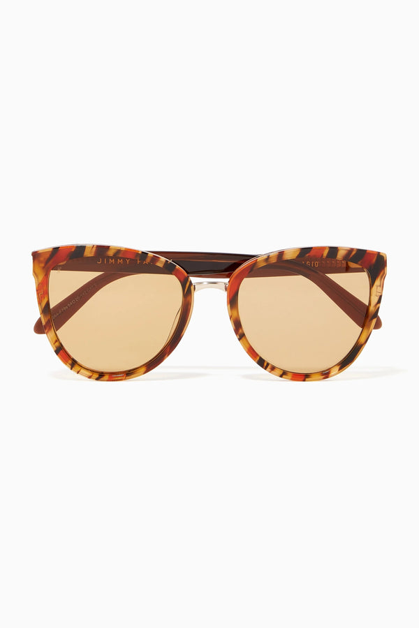 Jimmy Fairly Bellagio Sunglasses With Fashionable Round Cat-Eyes