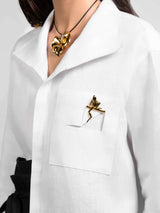 Jumping Frog Brooch