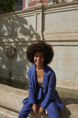 Nomade Suit Jacket in Klein Blue