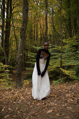 Berdichev White Cupro Skirt