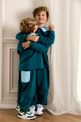 Leo Tracksuit in Teal Pop