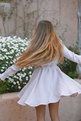 Amalfi Short Dress in Dusty Pink
