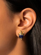 Mini Amphora Studs Dark Blue