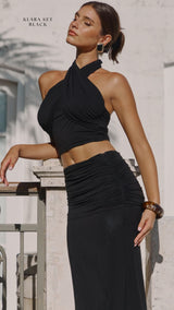 Klara Bambo Skirt Black