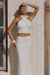 Klara Bambo Skirt White