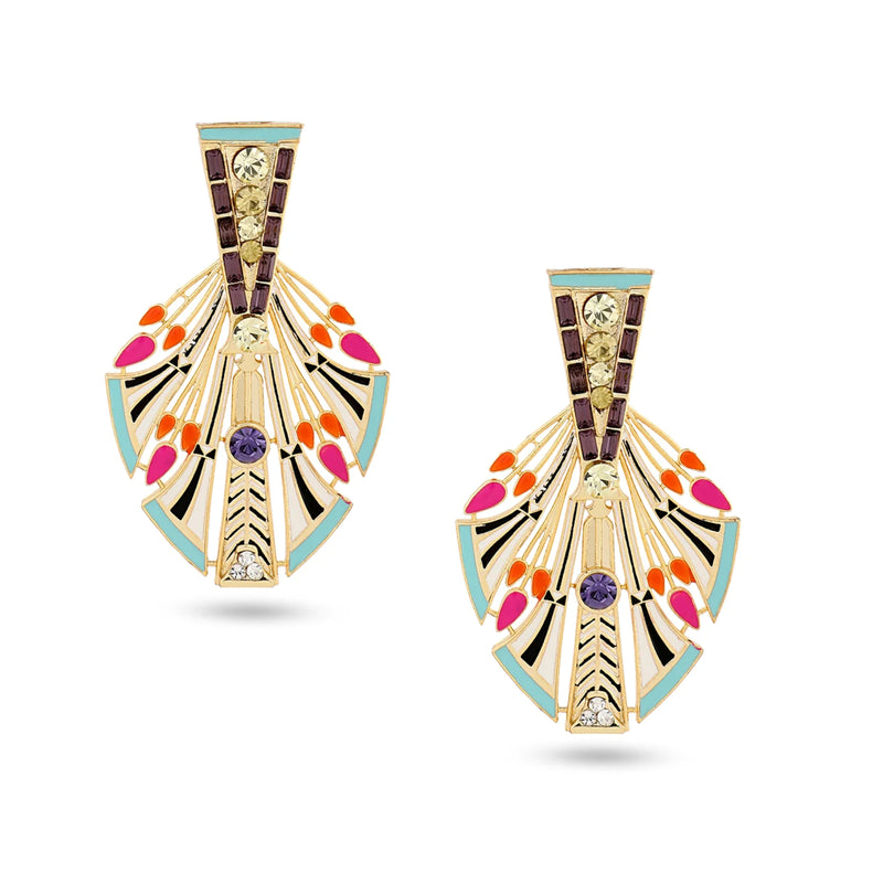 Valliyan Egyprian Feather Earrings