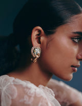 The Wild Empress Studs in Dalmatian Stone