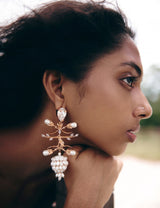 Crown of Pearls Earrings