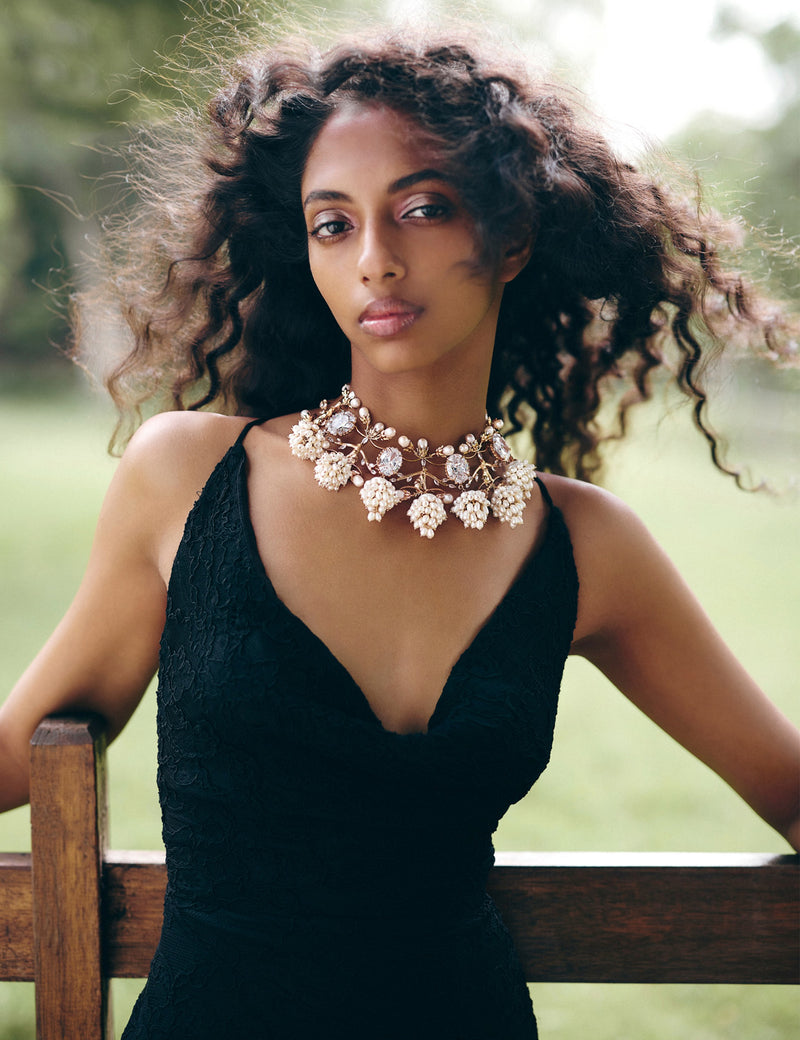 Crown of Pearls Necklace