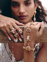 Leopard Feral Crest Ring