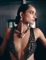 The Wild Empress Rope Hasli in Dalmatian Stone