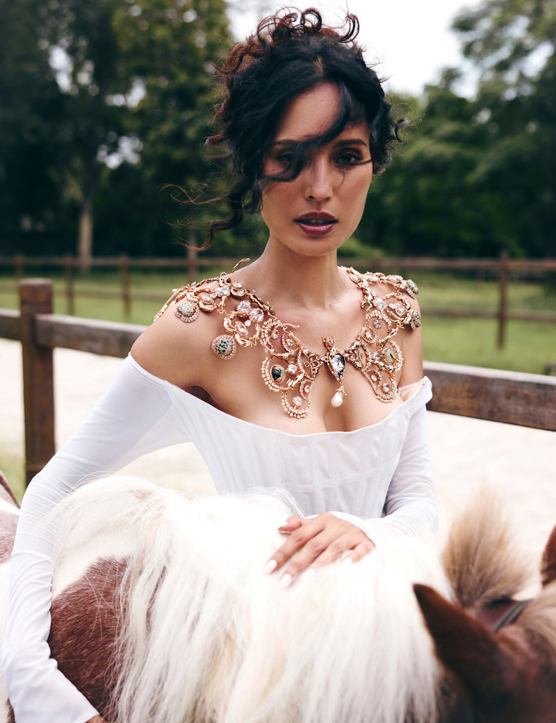 The Wild Empress Bridal Cape