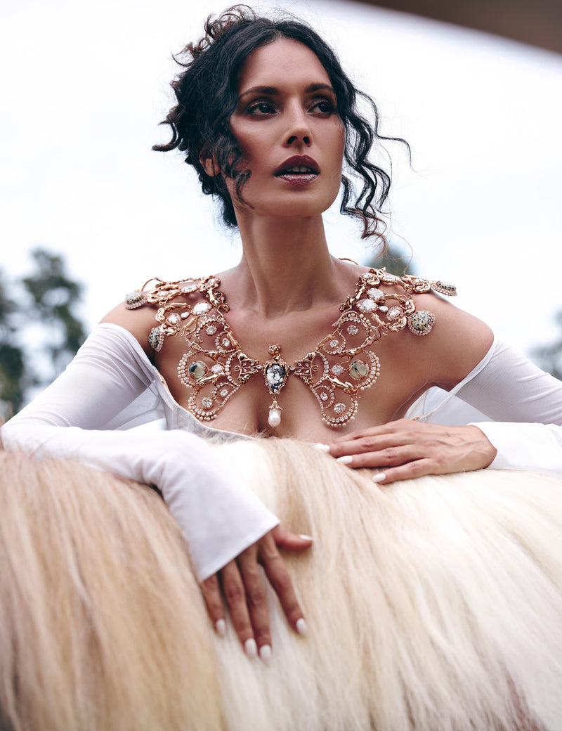 The Wild Empress Bridal Cape