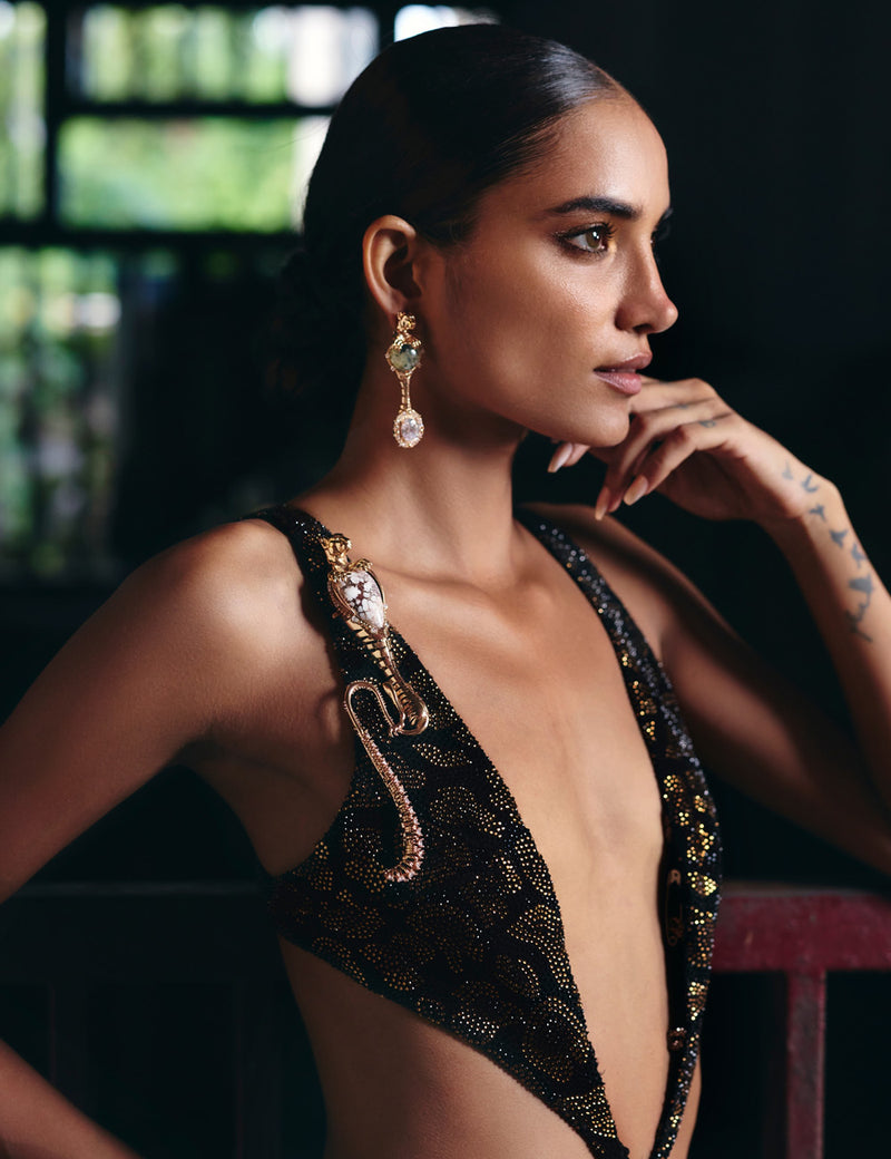 Temptress Leopard Statement   Brooch