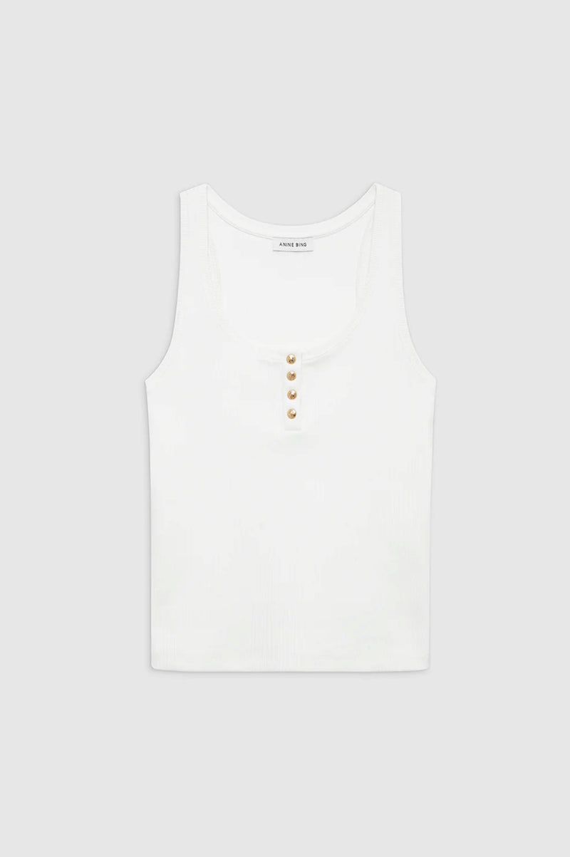Alessia Tank in white