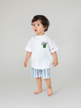 BLUE TIDES SHORTS/7-8yr
