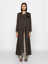 RANA TWILL LONG TRENCH