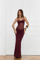 BeatriceMeshBodiceGown