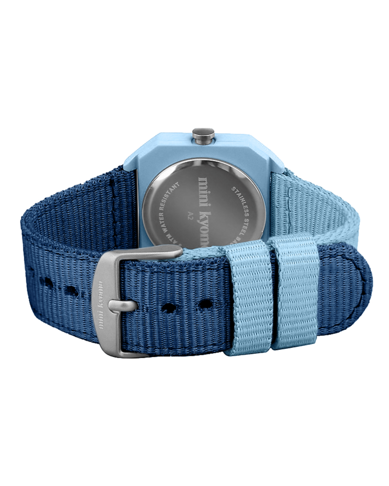 Mini Kyomo sustainable kids watch in Blue Cotton Candy