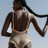 Iconic Cambaj La Resille Bodysuit for Women