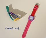 Mini Kyomo eco friendly watch in Coral