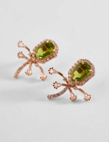 Faena Mini Stud Earrings in Jade Green